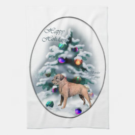 Border Terrier Christmas Geschirrtuch
