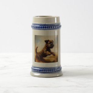 Border Terrier Dog Bierglas