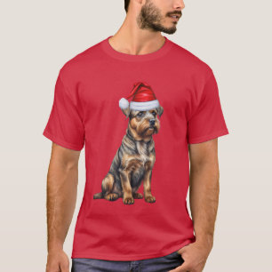 Border Terrier Dog Lover Funny Christmas T-Shirt