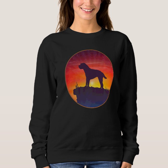 Border Terrier Hunderasse Sweatshirt (Vorderseite)