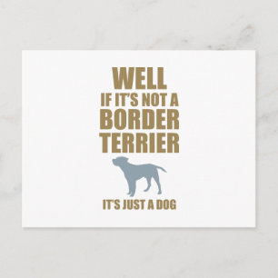 Border Terrier Postkarte