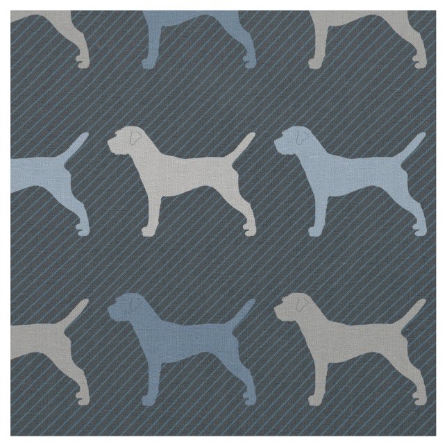 Border Terrier Stoff (Nahaufnahme)