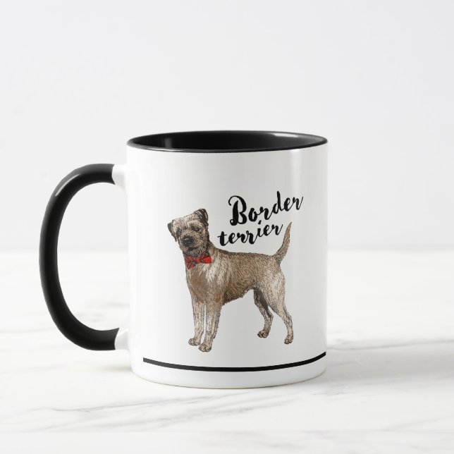 Border Terrier Tasse (Links)