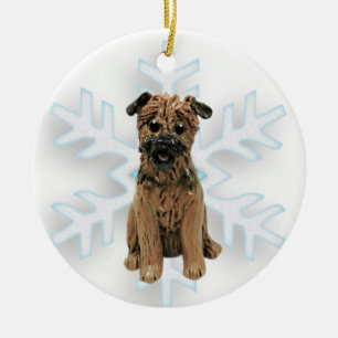 Border Terrier Weihnachtsschmuck