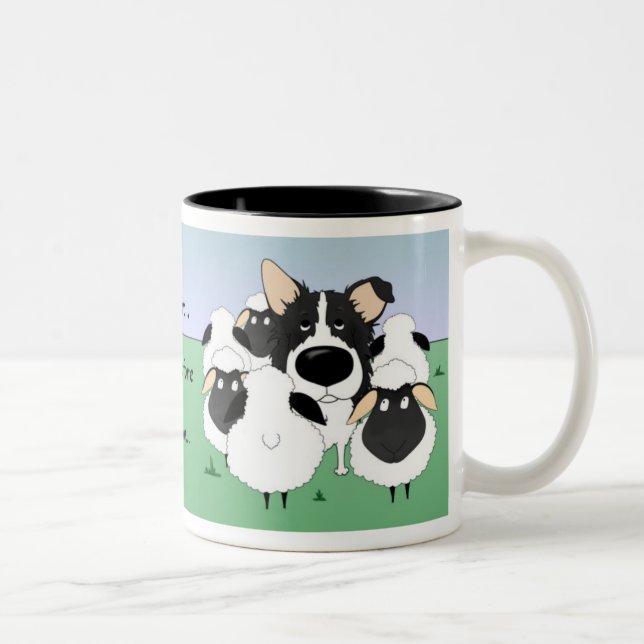 BorderCollie - i-Herde… deshalb bin ich Tasse (Rechts)