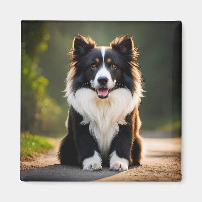Bordercollie Magnet (Vorne)