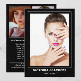 Borderline 4 Doppelseitige Modell-Comp-Karte Ankündigung