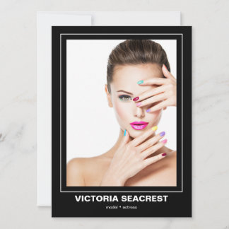 Borderline 4 Doppelseitige Modell-Comp-Karte Ankündigung