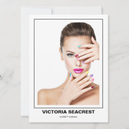 Borderline 4 Doppelseitige Modell-Comp-Karte Ankündigung