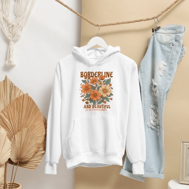 Borderline Personality Disease Mental Health BPD Hoodie (white borderline personality disorder hoodie)