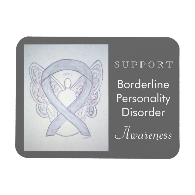 Borderline Personality Disease Ribbon Magnet (Horizontal)