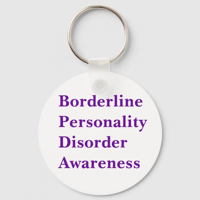 Borderline Personality Disorder Aw.. - Individuell Schlüsselanhänger (Vorderseite)