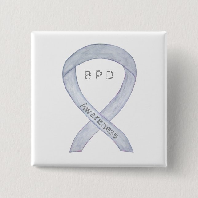 Borderline Personality Disorder (BPD) Angel Button (Vorderseite)