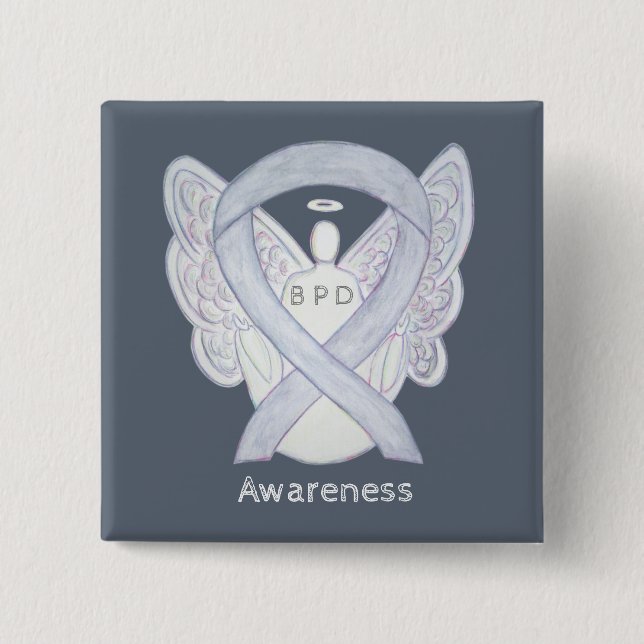 Borderline Personality Disorder (BPD) Angel Button (Vorderseite)