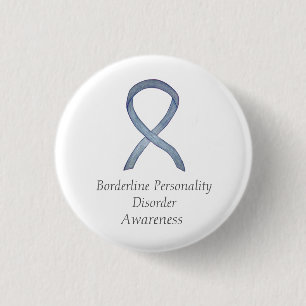 Borderline Personality Disorder (BPD) Ribbon Pins Button