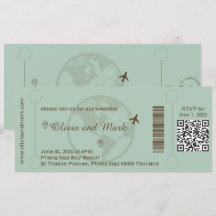 Bordkarte RSVP-Karte – Sage & Beige