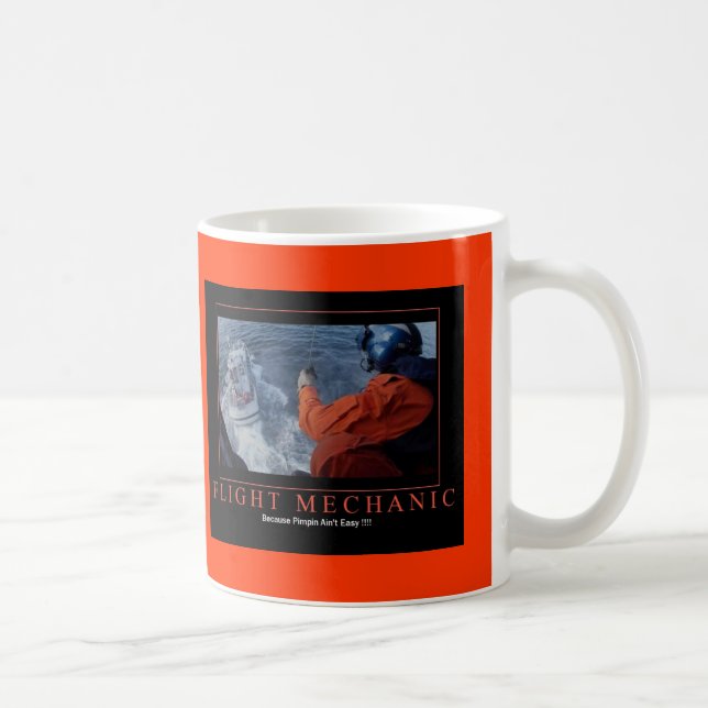 Bordmechaniker-Kaffee-Tasse Kaffeetasse (Rechts)