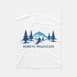 Boreal Berg California Skigebiet Skifahren Skifahr Fleecedecke