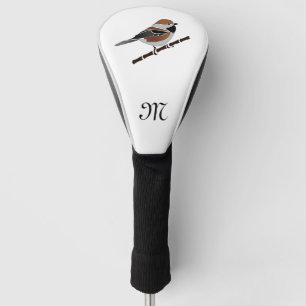 Boreal Chickadee Bird Illustriert Golf Headcover