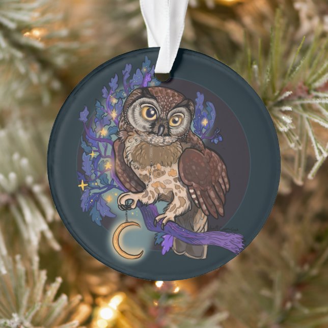 Boreal Night Tree Owl Ornament (Baum)