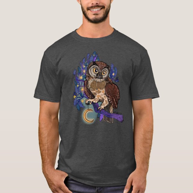 Boreal Night Tree Owl T - Shirt (Vorderseite)