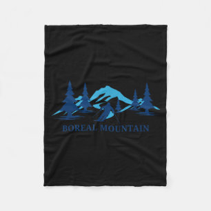 Borealer Berg Kalifornien Skigebiet Skifahren Skif Fleecedecke