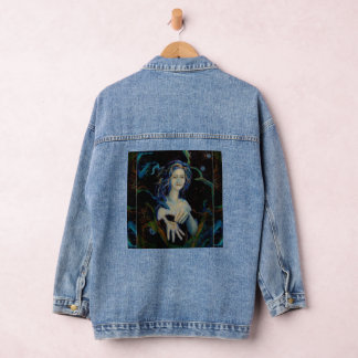 Borealis Spirit Northern Lights Maureen Girard Jeansjacke