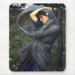 Boreas von John W. Waterhouse Mousepad