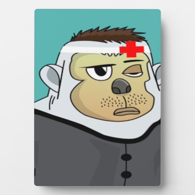 Bored Ape Fotoplatte (Vorderseite)