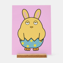 Bored Bunny Chick 04 Acrylschild