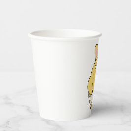 Bored Bunny Chick Pappbecher