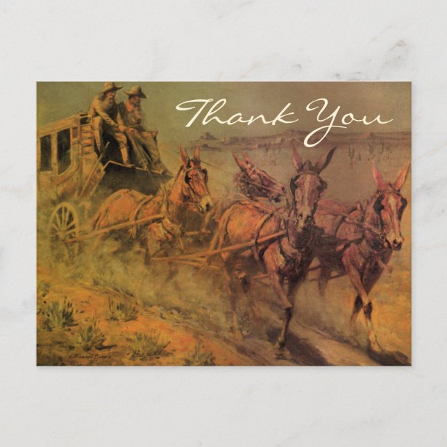 Borein's Bühne Coach Postkarte (Vorderseite)