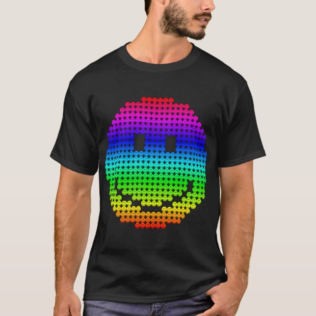 Borg Regenbogen T-Shirt (Vorderseite)