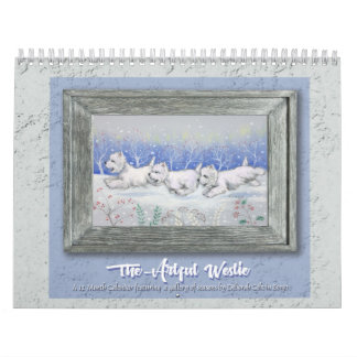 Borgo's The Artful Westie 2025 Kalender
