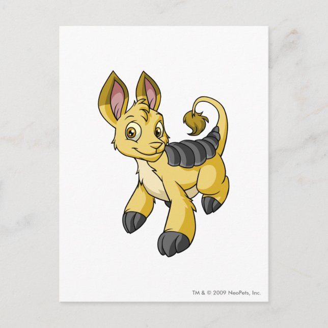 Bori Yellow Postkarte (Vorderseite)