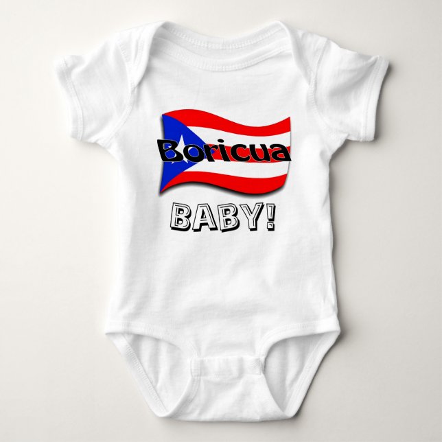 Boricua Baby! Baby Strampler (Vorderseite)