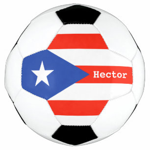 Boricua Bandera Puerto Rico Flag 4Hector Fußball