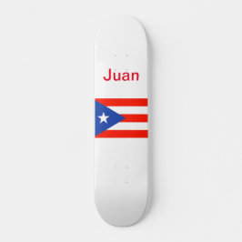 Boricua Bandera Puerto Rico Flag 4Juan Skateboard