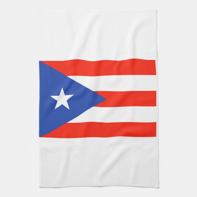 Boricua Banderas Puerto Rico Flag 4Juan Geschirrtuch (Vertikal)