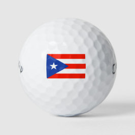 Boricua Banderas Puerto Rico Flag 4Julio Golfball