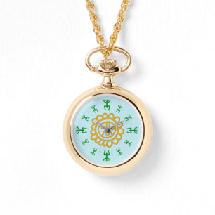 Boricua Coqui Sonnenuhr Armbanduhr