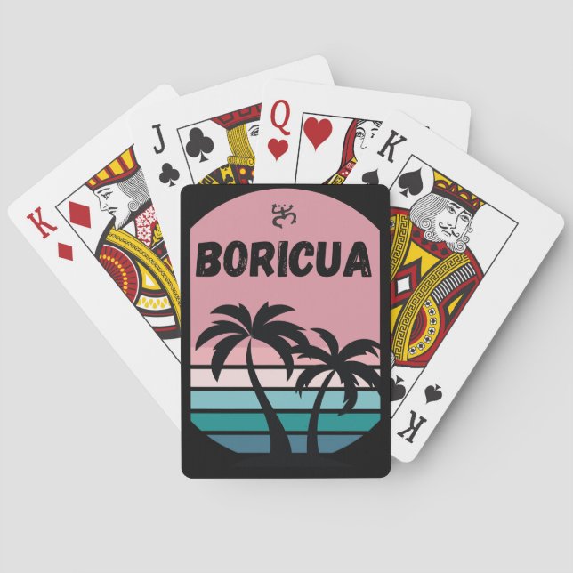 Boricua.Coqui Spielkarten (Rückseite)
