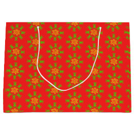 Boricua Coqui Sun Christmas gift bag Große Geschenktüte