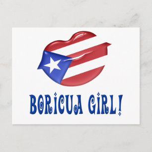 Boricua Girl Postkarte