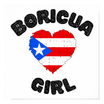 Boricua Girl Puerto Rico Niedlich Poster