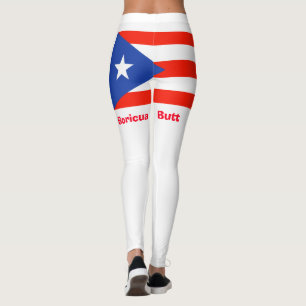 Boricua Hintern! Puerto Rico Flag 4Julia Leggings