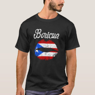 Boricua Latina puerto-ricanisches Mädchen Stolz Pu T-Shirt