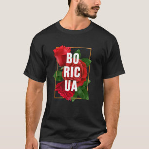 Boricua Latina Rosen puerto-ricanisches Mädchen Pu T-Shirt