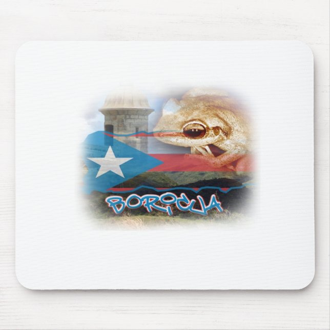 Boricua Mausunterlage Mousepad (Vorne)