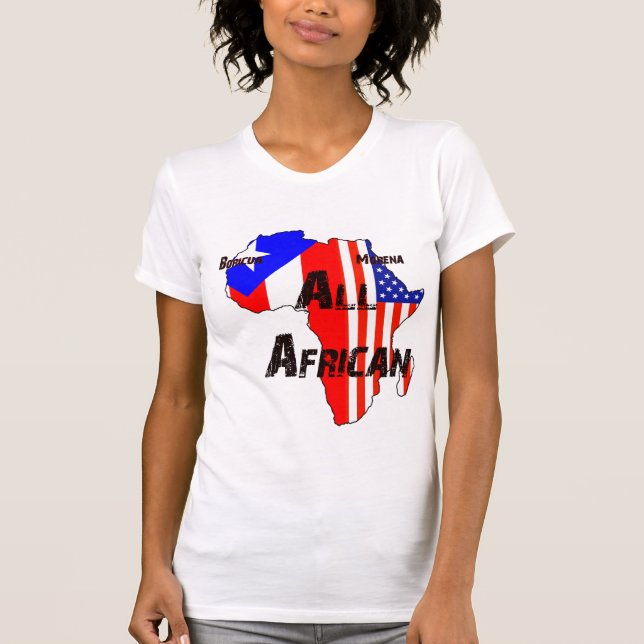 Boricua, Morena, aller Afrikaner - T-Shirt (Vorderseite)
